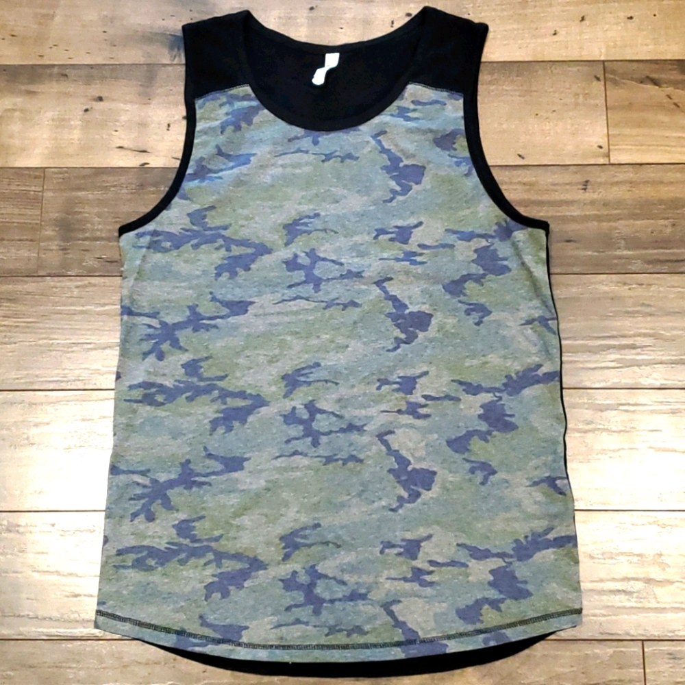 LAT Live and Tell Camo Tank
